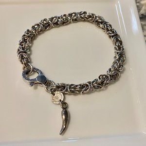 Silver 8" bracelet purchased from Italy